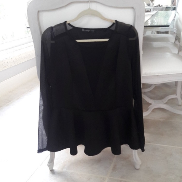 Fashion to Figure peplum blouse